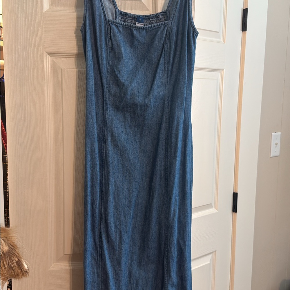 Denim Blue Sleeveless Dress